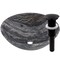 Novatto Lunar Marble Vessel Sink and Matte Black Umbrella Drain NOSV-LMMB - alternate 1